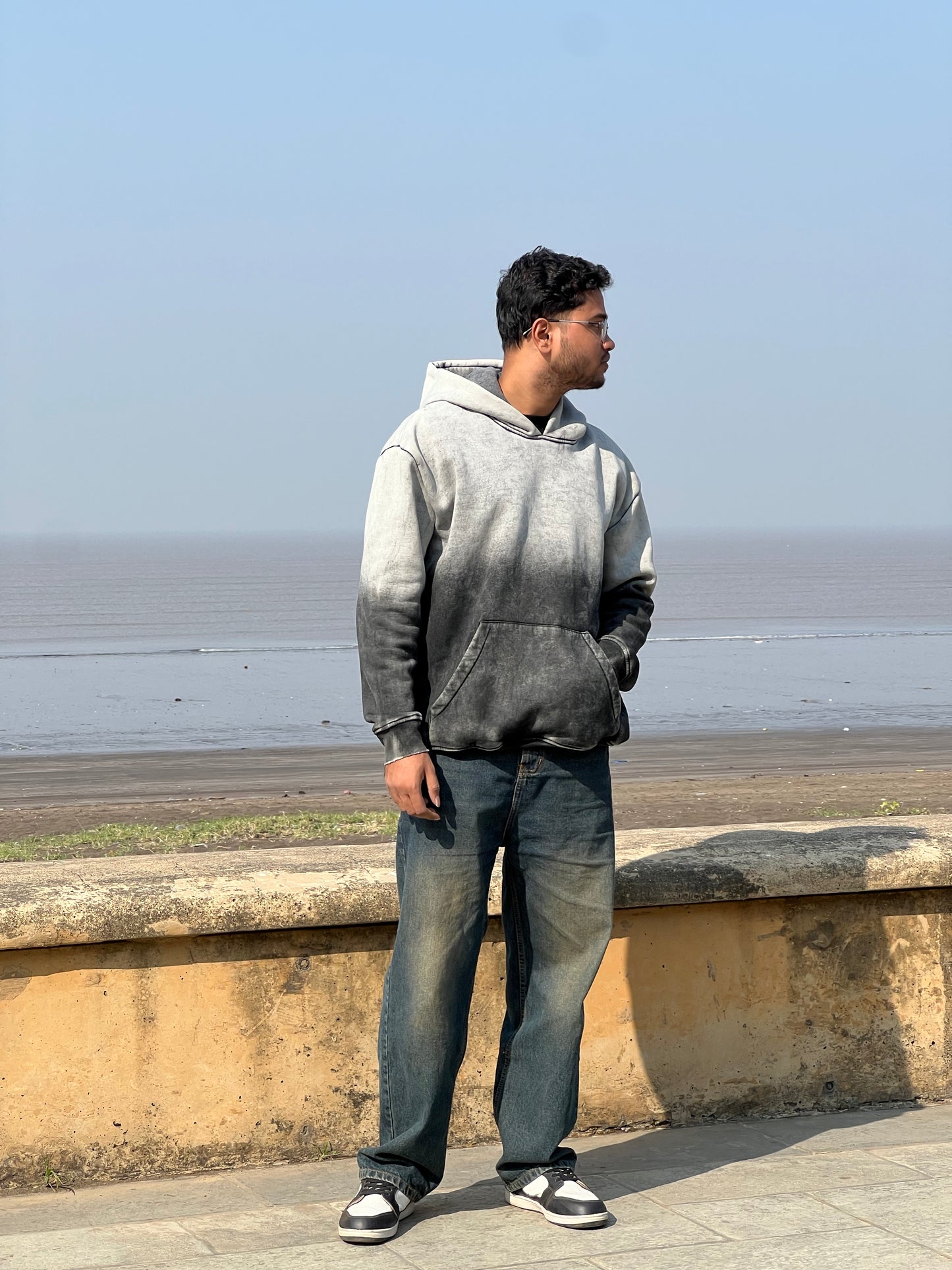 Bold Acid Wash Hoodie - Premium 350 GSM Cotton Hoodie