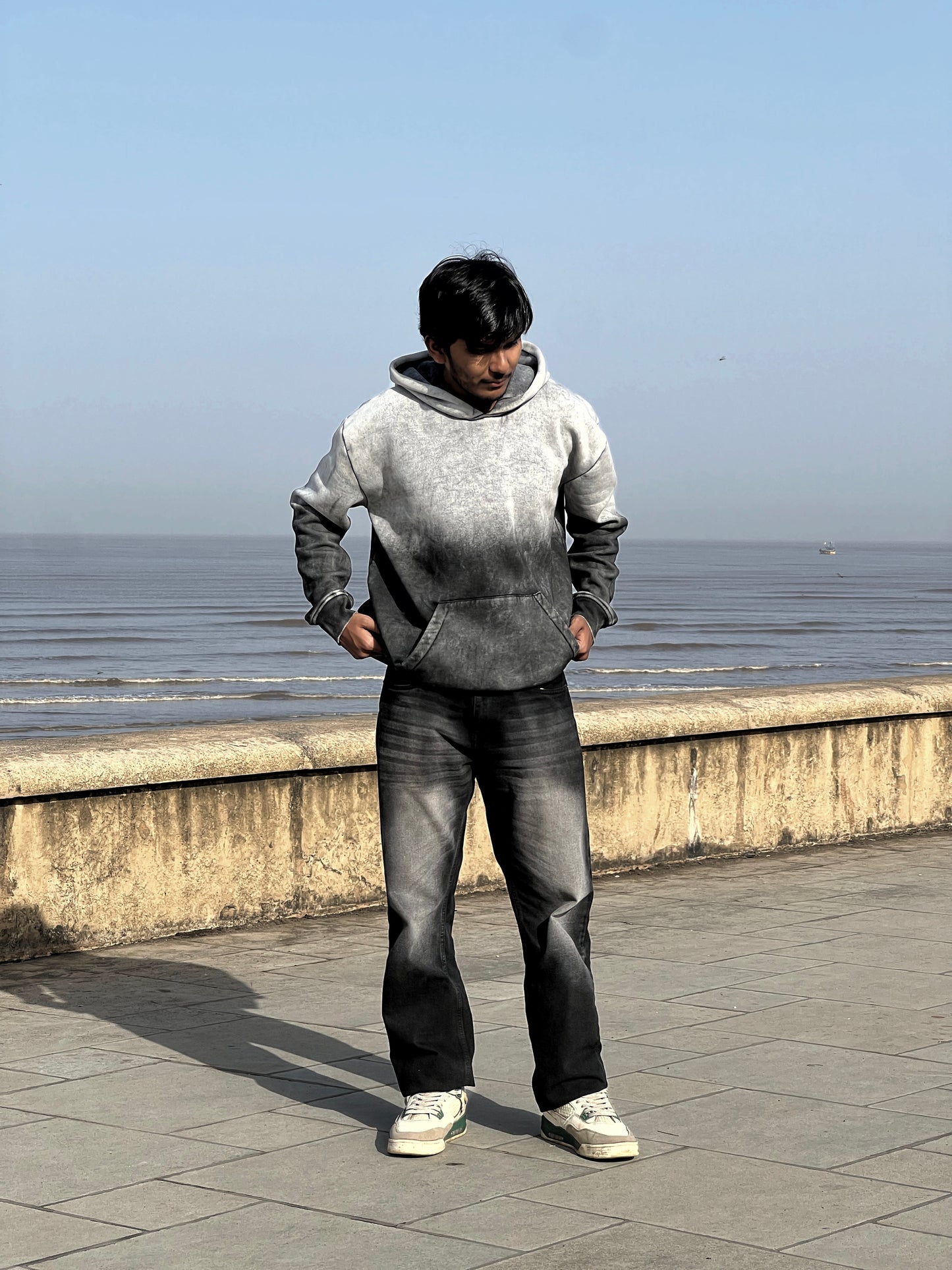 Bold Acid Wash Hoodie - Premium 350 GSM Cotton Hoodie